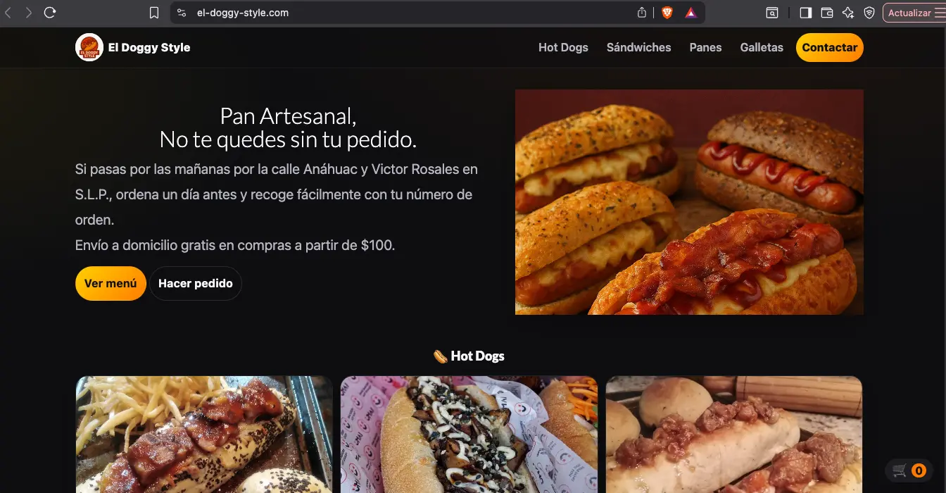 Proyecto doggy - Plataforma de pedidos comida